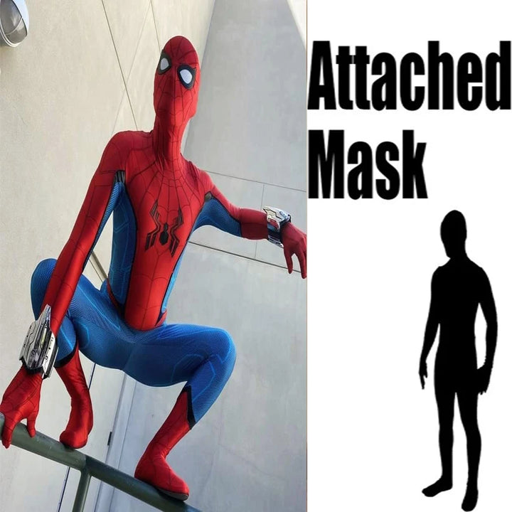 Halloween Spider cosplay Ps4 Game Insomniac Superhero Cosplay Costume Boys Men Bodysuit Zentai Full Body Suit Adult  Jumpsuit